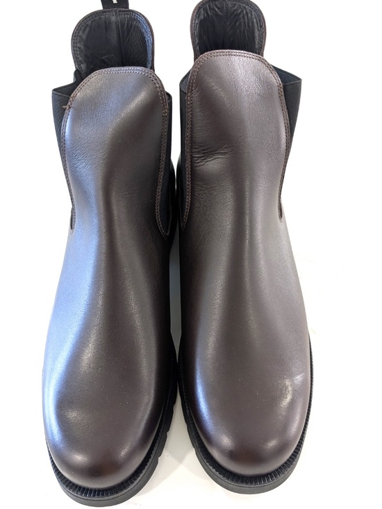 Kleman Tonnant Men’s US 10 EU 44 Brown Leather Chelsea Boots Made in France NWOB main image 5